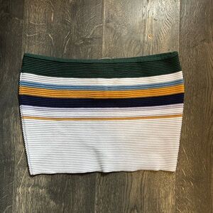 Striped Multicolor Women's Tube Top